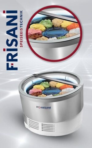 Eisvitrine IFI Tonda 12 Eisshowvitrine