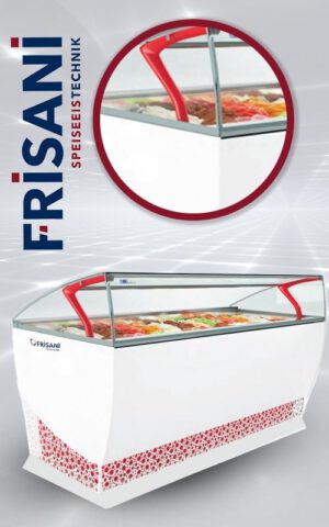 Eisvitrine ISA Olympica Mesh Hand Made in Italy