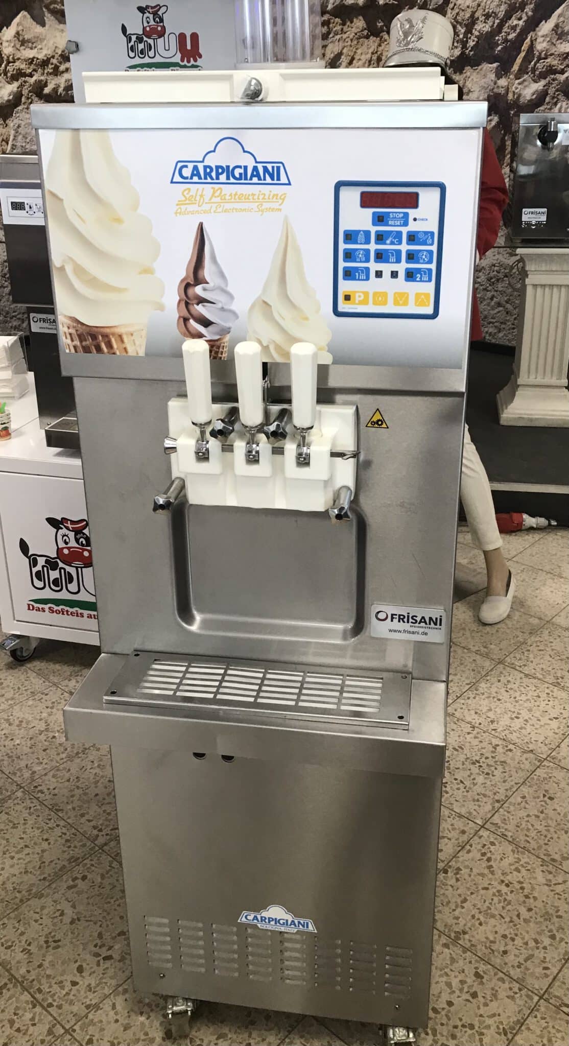 Soft ice cream machine Carpigiani AES 403 PSP self pasteurization