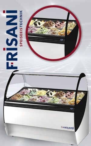 Eisvitrine Ital Proget Twist Hand Made in Italy