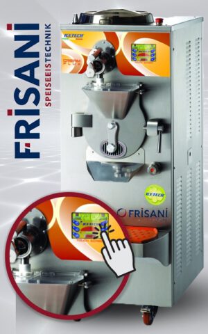 Icetech Ice Cream Machine TP 3 Cream Plus Touch Screen Made in Italy