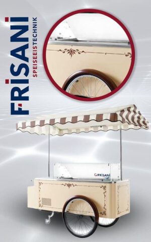 Eiswagen Eisvitrine Carrentino ISA Italien