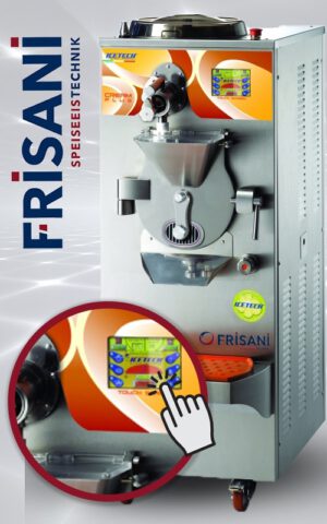 Icetech Ice Cream Machine TP 7 Cream Plus Touch Screen Made in Italy