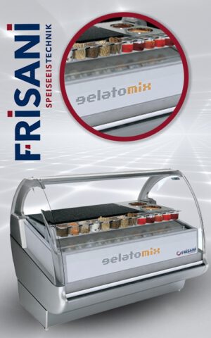 Isa Coldstone Show Vitrine zur Speiseeisproduktion