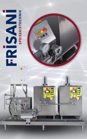 BOVO Pasteurisierungs- und Homogenisierungsanlage 200